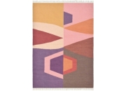 Vlněný koberec Kashba Tipi fialová